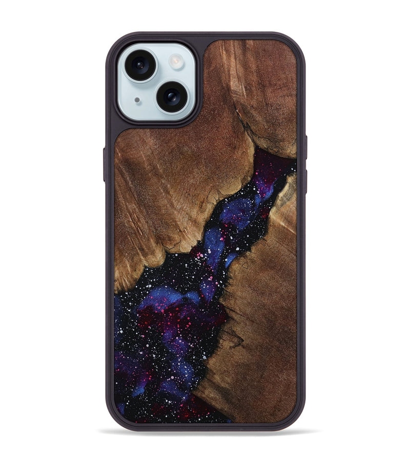iPhone 15 Plus Wood Phone Case - Erica (Cosmos, 807486)