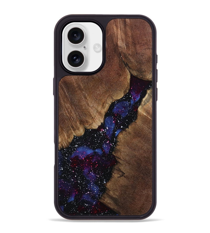 iPhone 16 Plus Wood Phone Case - Erica (Cosmos, 807486)
