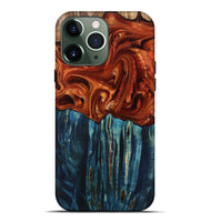 iPhone 13 Pro Max Wood Live Edge Phone Case - Briar (Red, 807493)