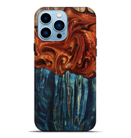 iPhone 14 Pro Max Wood Live Edge Phone Case - Briar (Red, 807493)