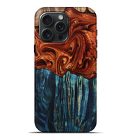 iPhone 16 Pro Max Wood Live Edge Phone Case - Briar (Red, 807493)