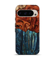 Pixel 9 Pro Wood Live Edge Phone Case - Briar (Red, 807493)