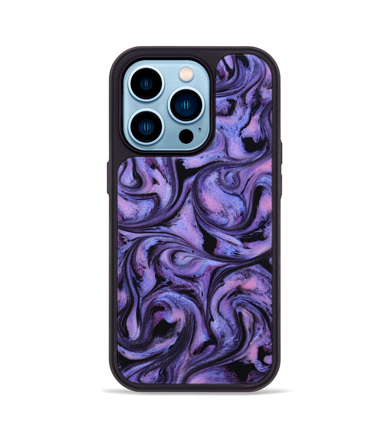 iPhone 14 Pro ResinArt Phone Case - Elodie (Purple, 807500)