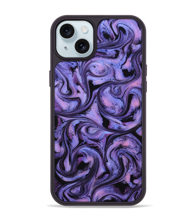 iPhone 15 Plus ResinArt Phone Case - Elodie (Purple, 807500)
