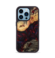 iPhone 14 Pro Wood Phone Case - Connie (Red, 807508)