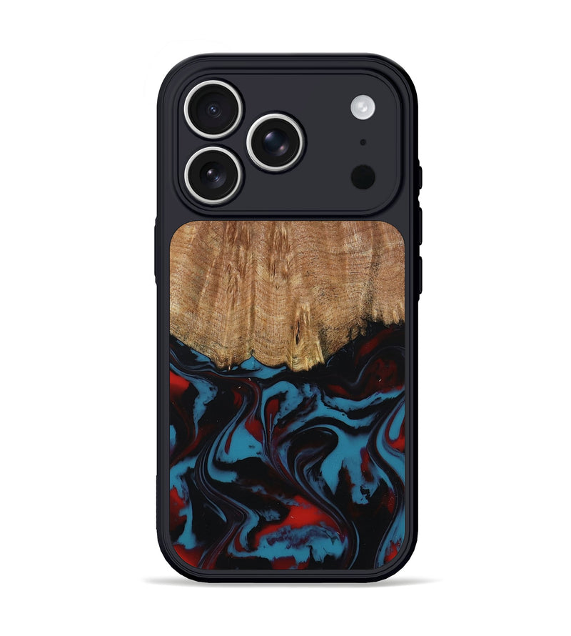 iPhone 17 Pro Wood Phone Case - Eliezer (Red, 807509)