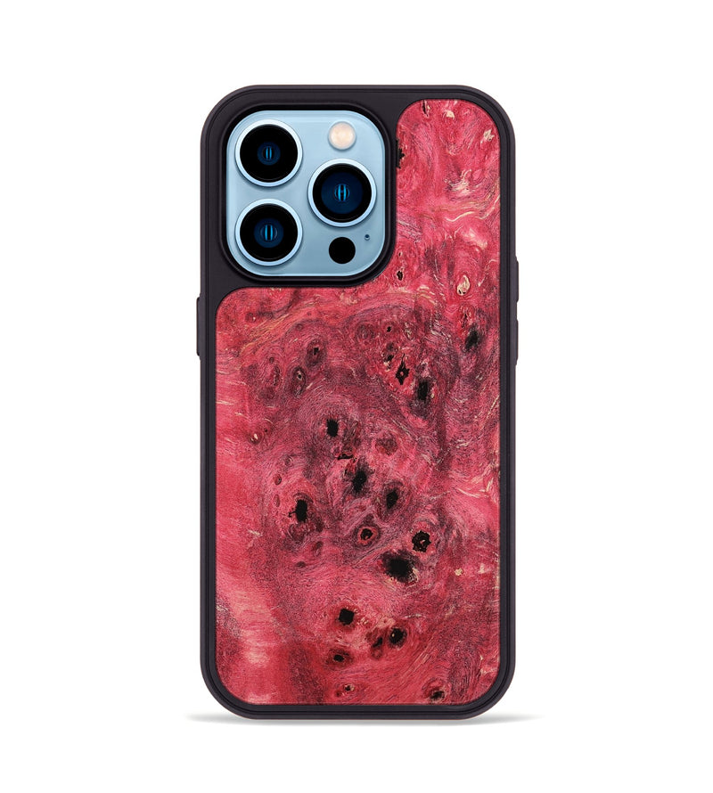 iPhone 14 Pro Wood Phone Case - Ashlynn (Wood Burl, 807521)