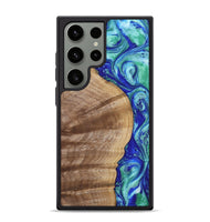 Galaxy S24 Ultra Wood Phone Case - Sharla (Blue, 807526)