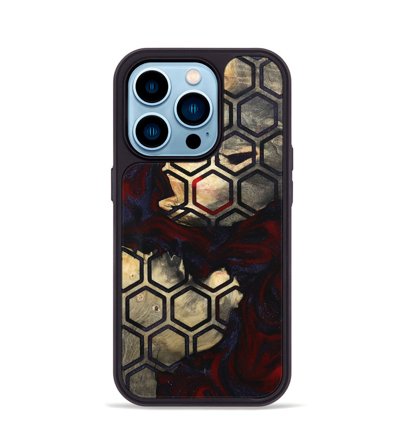 iPhone 14 Pro Wood Phone Case - Ivan (Pattern, 807534)