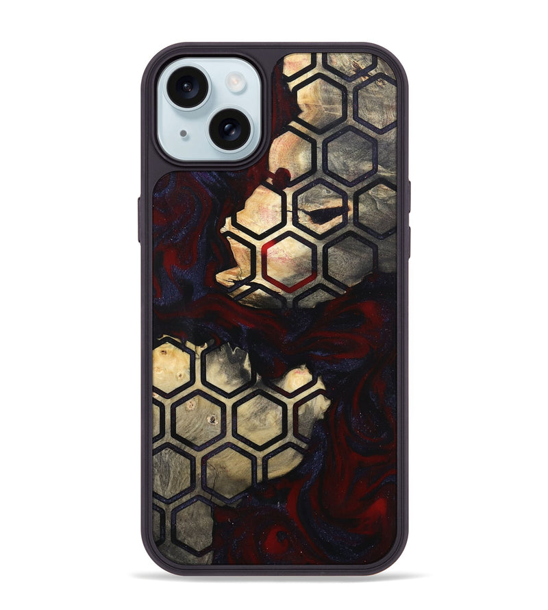 iPhone 15 Plus Wood Phone Case - Ivan (Pattern, 807534)