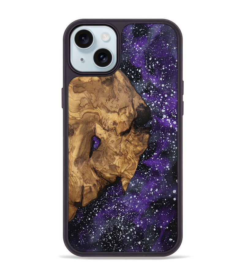 iPhone 15 Plus Wood Phone Case - Elva (Cosmos, 807539)