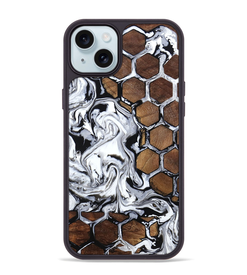 iPhone 15 Plus Wood Phone Case - Aliana (Pattern, 807555)