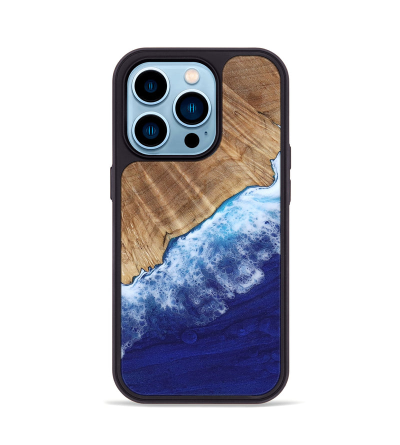 iPhone 14 Pro Wood Phone Case - Tressa (Coastal, 807557)