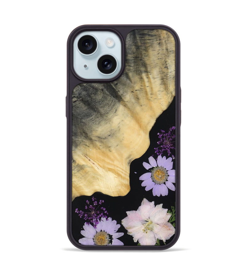 iPhone 15 Wood Phone Case - Landen (Bloom, 807607)
