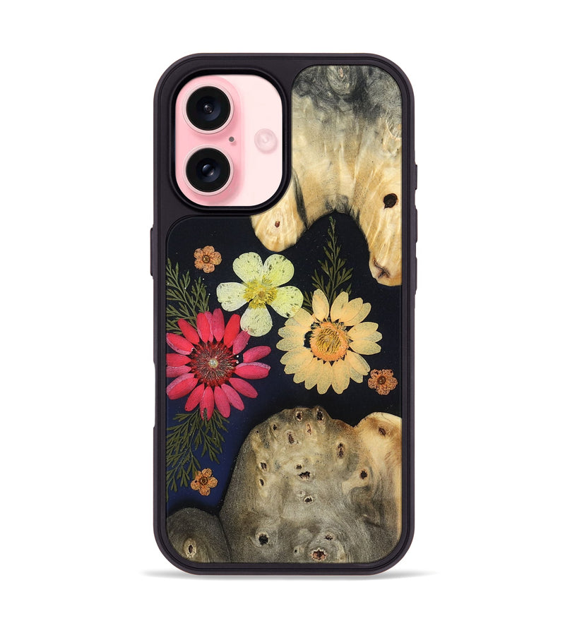 iPhone 16 Wood Phone Case - Stetson (Bloom, 807609)