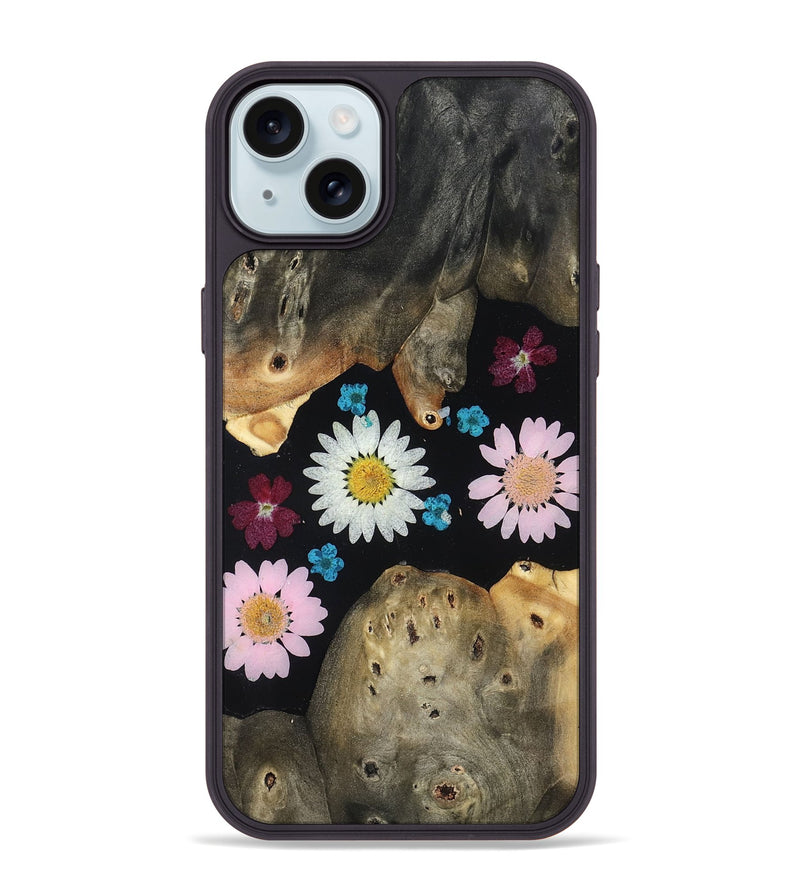 iPhone 15 Plus Wood Phone Case - Stephan (Bloom, 807610)