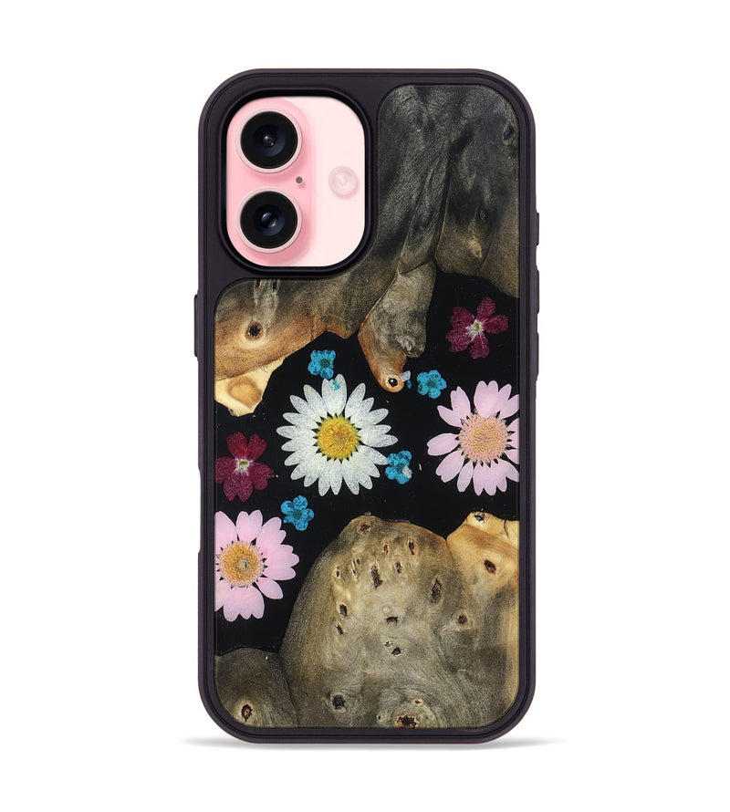 iPhone 16 Wood Phone Case - Stephan (Bloom, 807610)