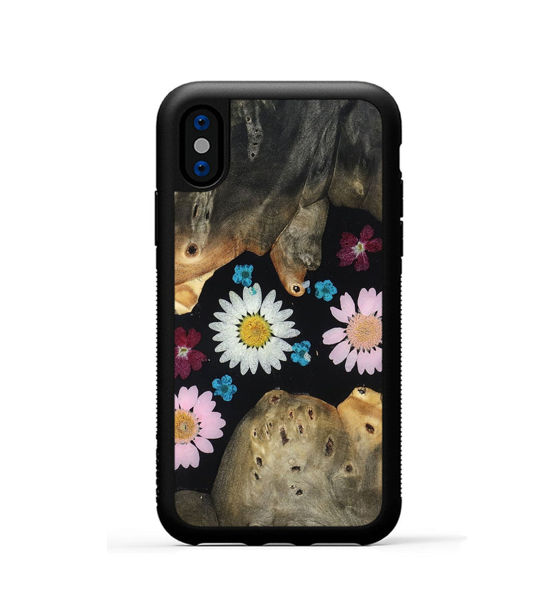 iPhone Xs Wood Phone Case - Stephan (Bloom, 807610)