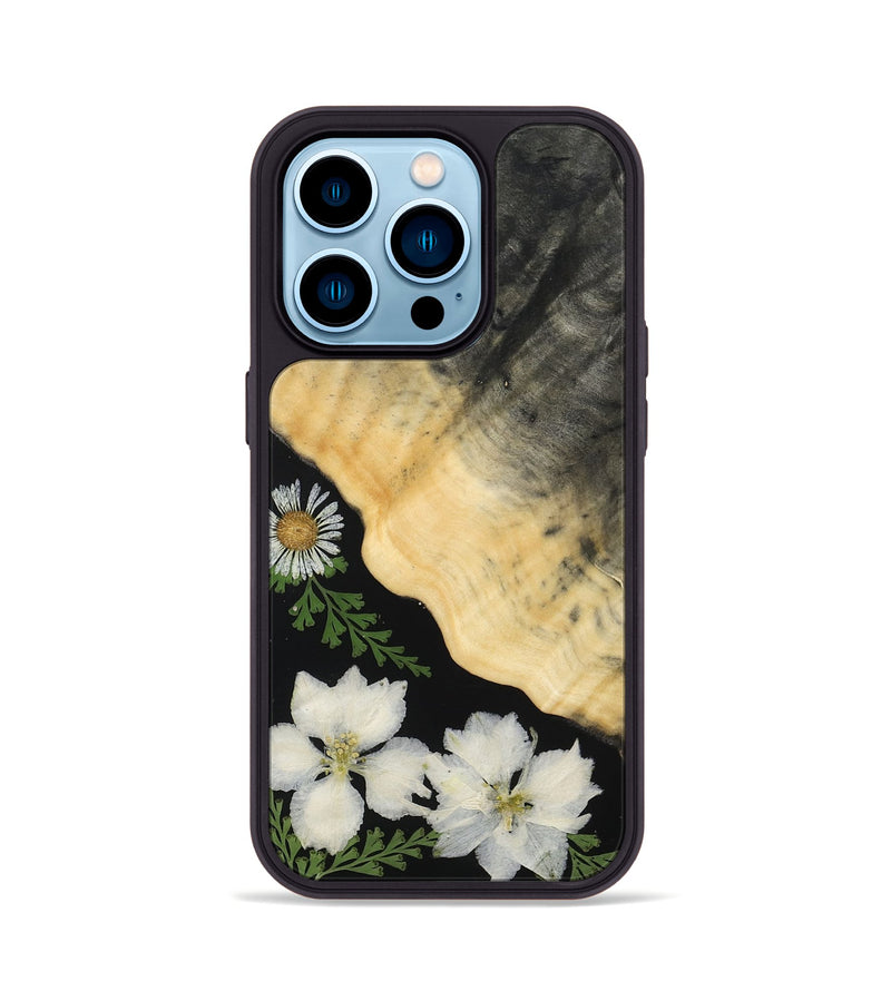 iPhone 14 Pro Wood Phone Case - Britney (Bloom, 807614)