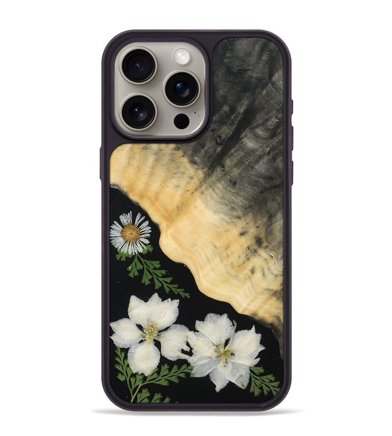 iPhone 15 Pro Max Wood Phone Case - Britney (Bloom, 807614)