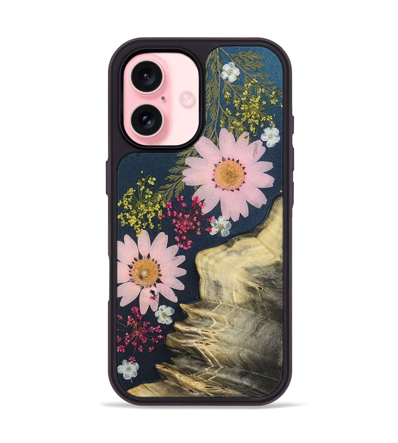 iPhone 16 Wood Phone Case - Tory (Bloom, 807615)