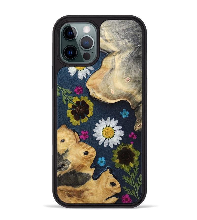 iPhone 12 Pro Max Wood Phone Case - Carly (Bloom, 807618)