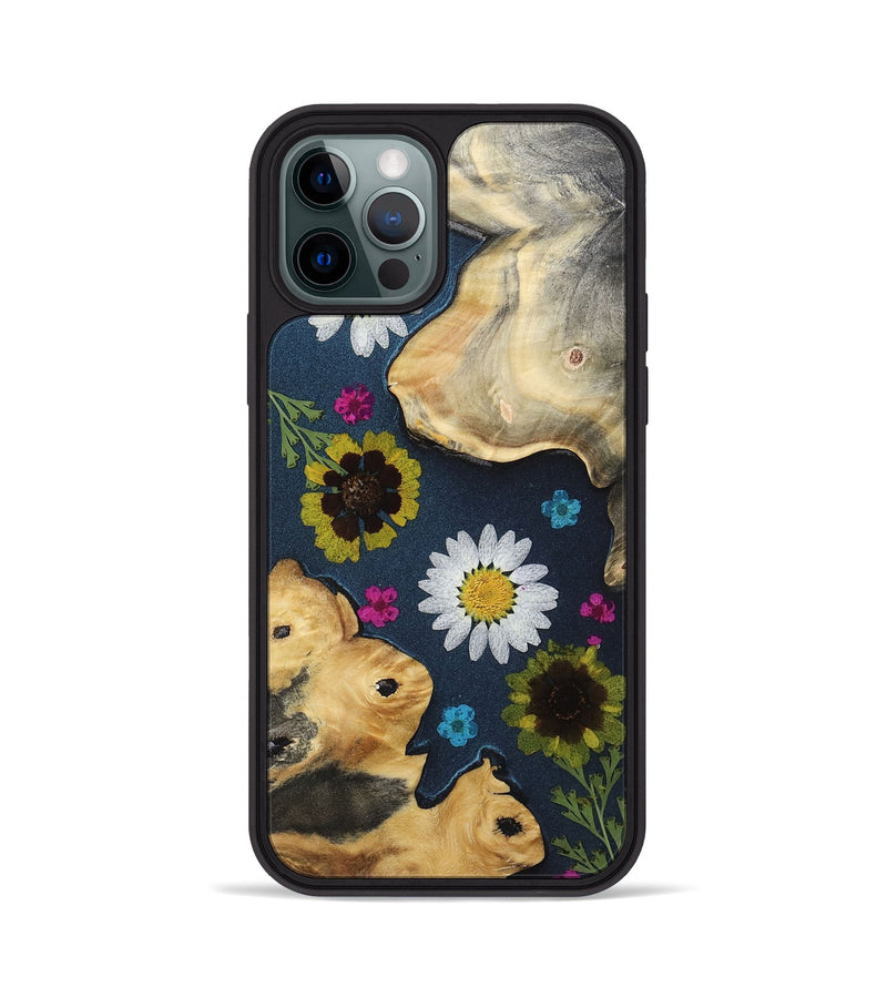 iPhone 12 Pro Wood Phone Case - Carly (Bloom, 807618)