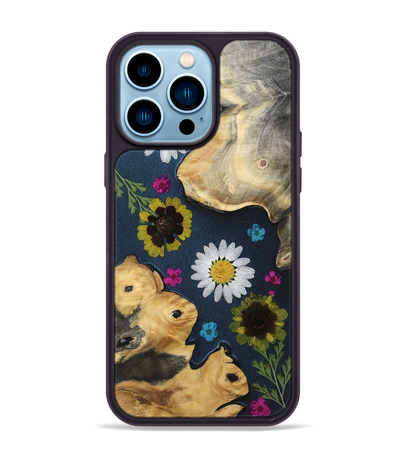 iPhone 14 Pro Max Wood Phone Case - Carly (Bloom, 807618)