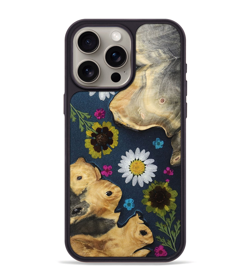 iPhone 15 Pro Max Wood Phone Case - Carly (Bloom, 807618)