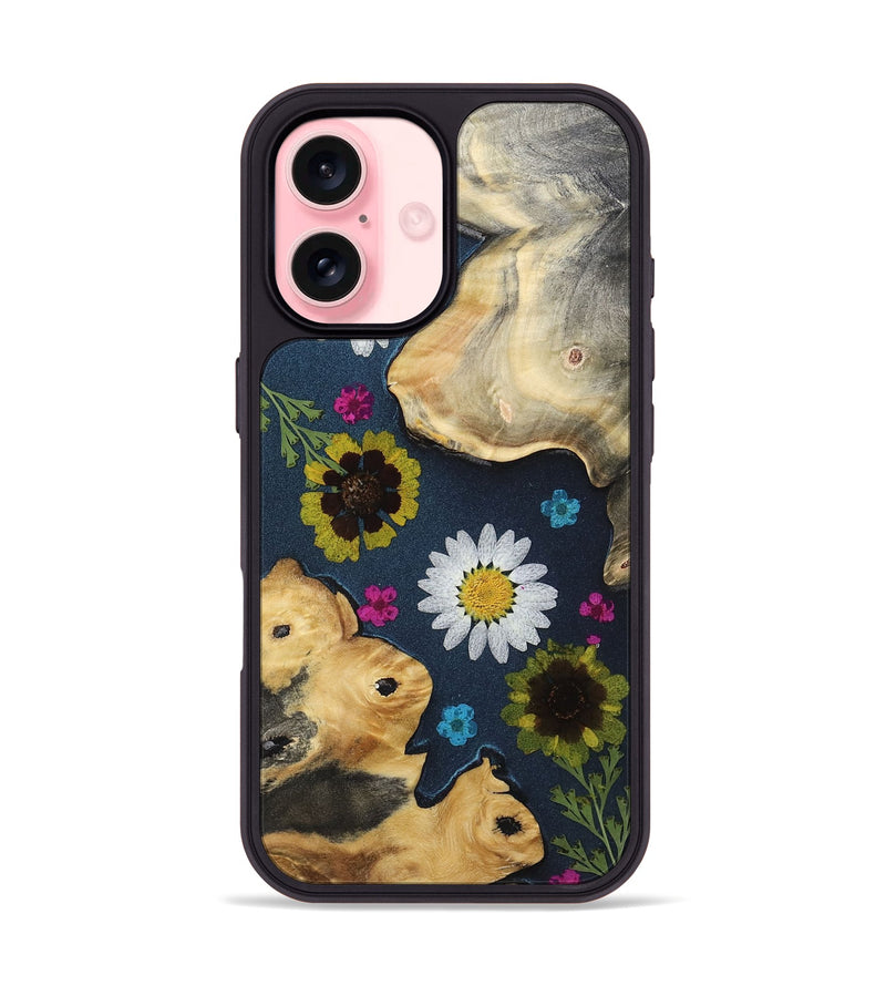 iPhone 16 Wood Phone Case - Carly (Bloom, 807618)