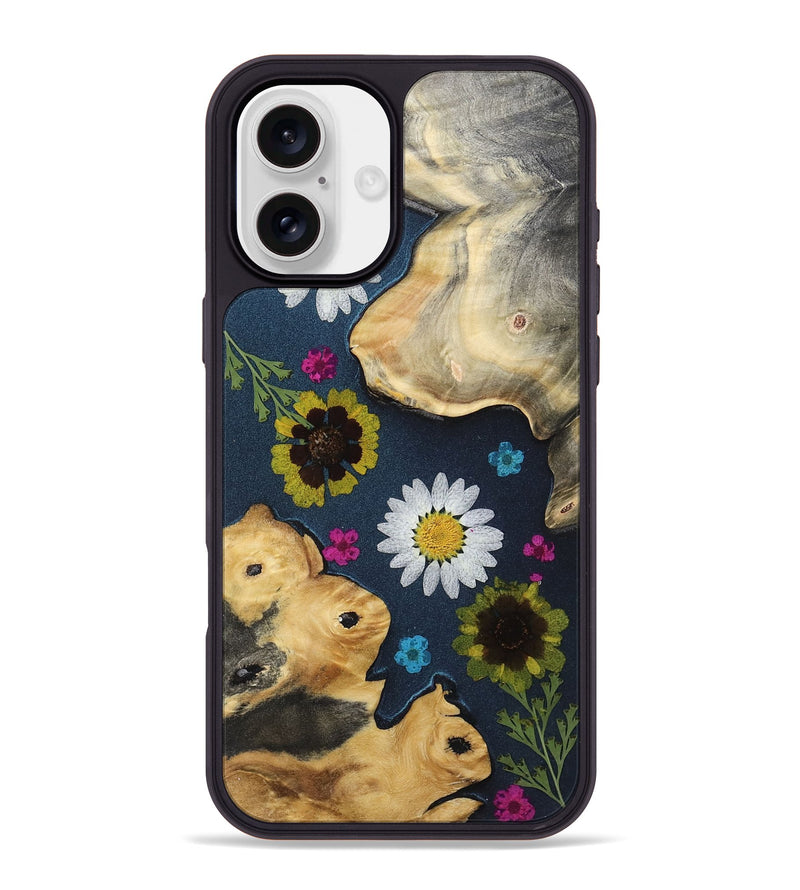 iPhone 16 Plus Wood Phone Case - Carly (Bloom, 807618)