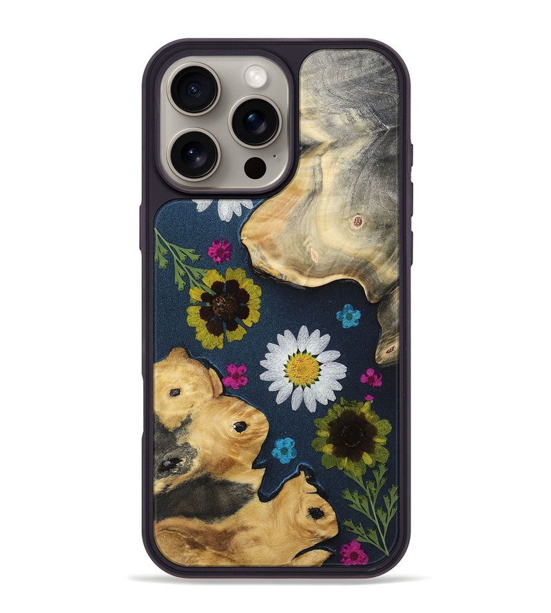 iPhone 16 Pro Max Wood Phone Case - Carly (Bloom, 807618)