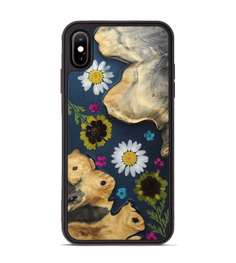 iPhone Xs Max Wood Phone Case - Carly (Bloom, 807618)