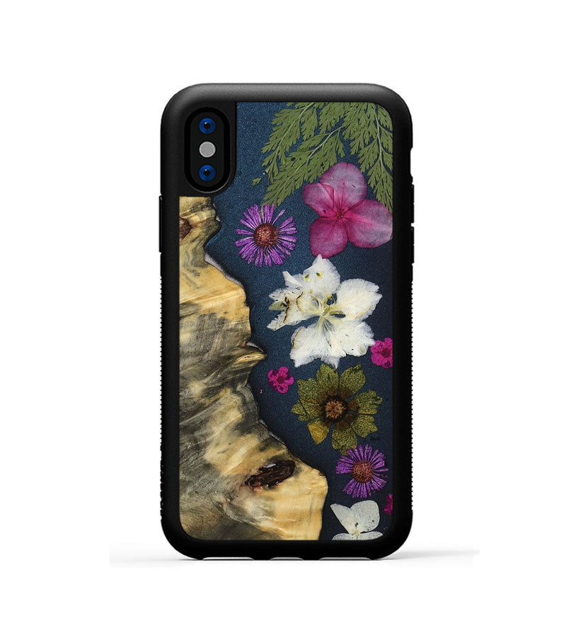 iPhone Xs Wood Phone Case - Dominik (Bloom, 807620)