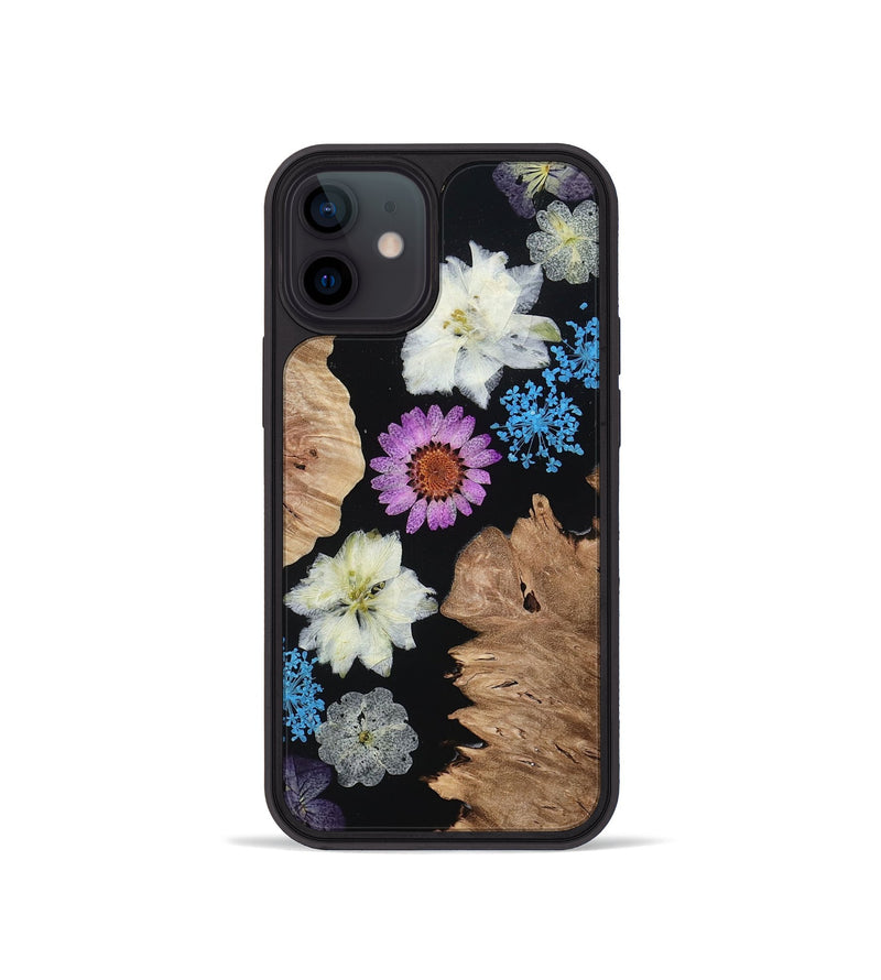 iPhone 12 mini Wood Phone Case - Violeta (Bloom, 807621)