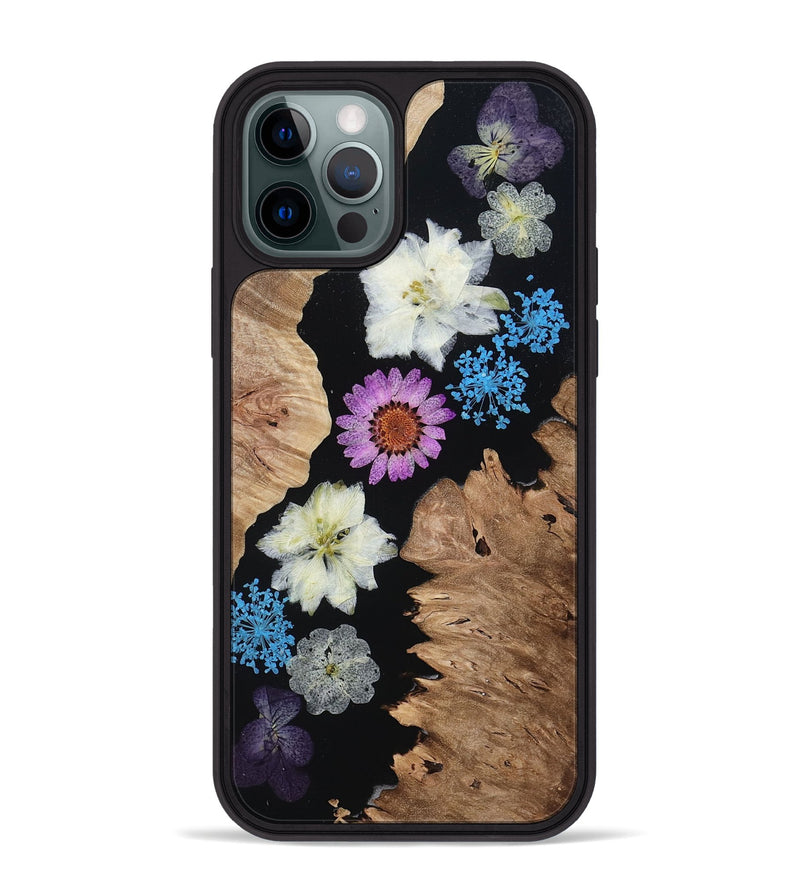 iPhone 12 Pro Max Wood Phone Case - Violeta (Bloom, 807621)