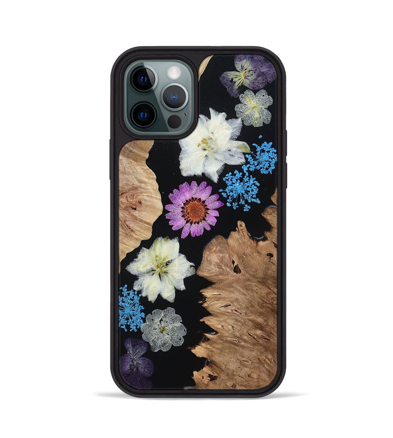 iPhone 12 Pro Wood Phone Case - Violeta (Bloom, 807621)