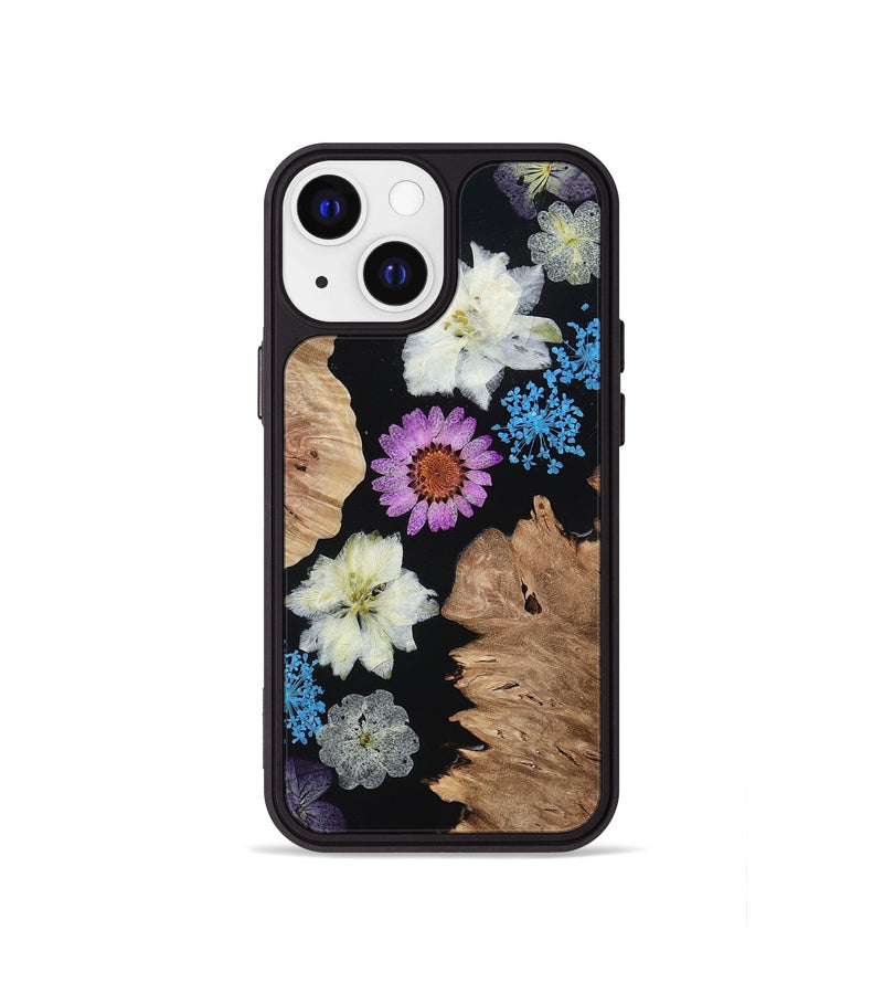 iPhone 13 mini Wood Phone Case - Violeta (Bloom, 807621)
