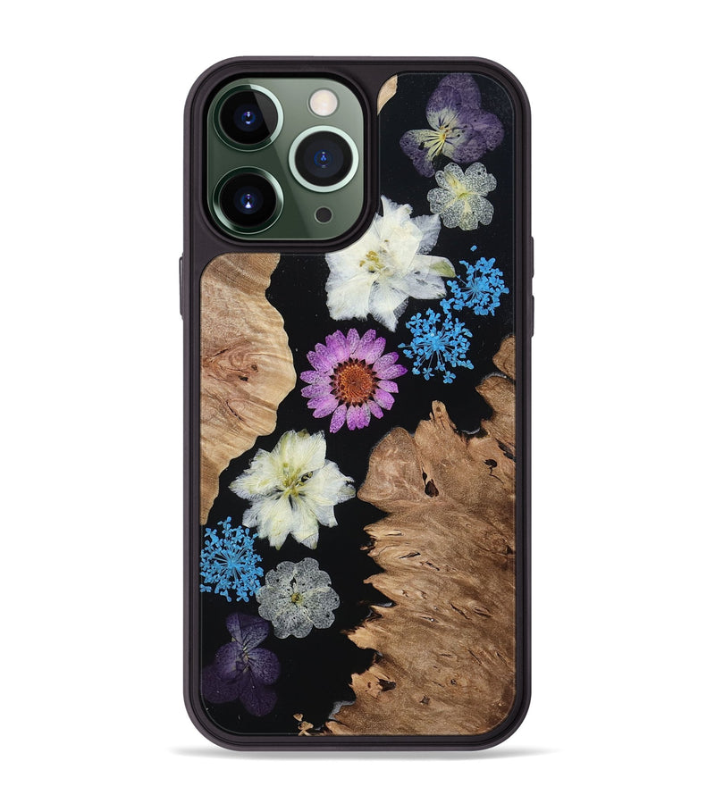 iPhone 13 Pro Max Wood Phone Case - Violeta (Bloom, 807621)