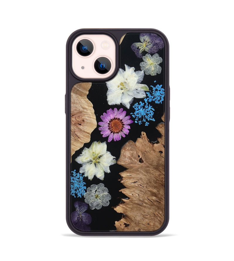iPhone 14 Wood Phone Case - Violeta (Bloom, 807621)