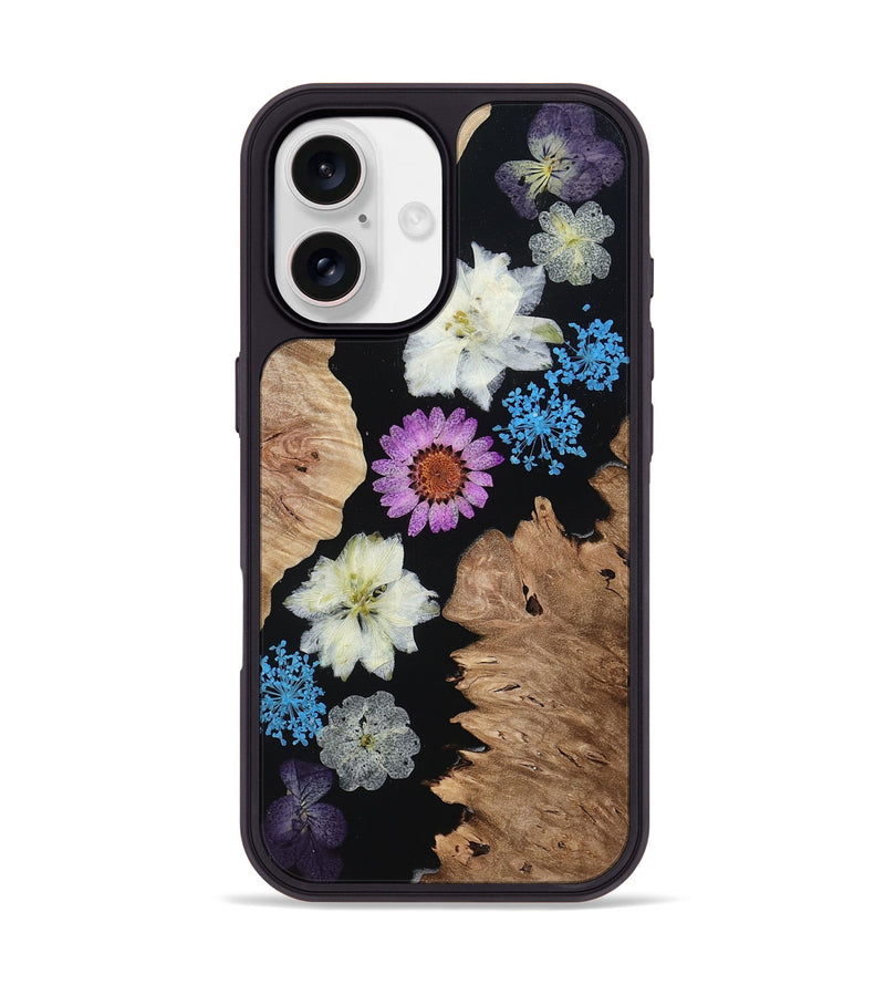 iPhone 17 Wood Phone Case - Violeta (Bloom, 807621)