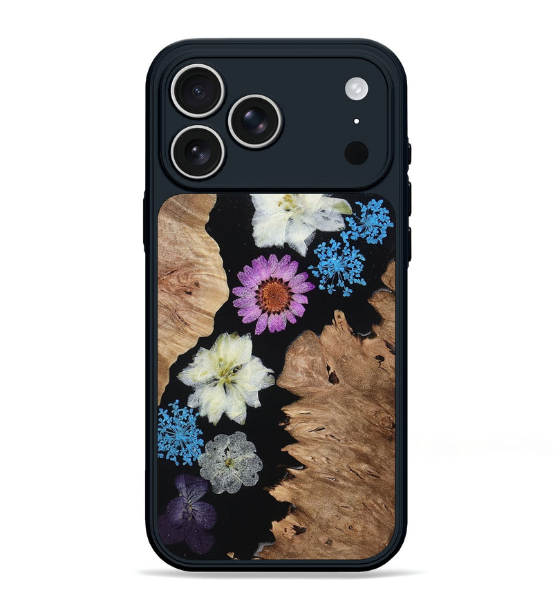 iPhone 17 Pro Max Wood Phone Case - Violeta (Bloom, 807621)
