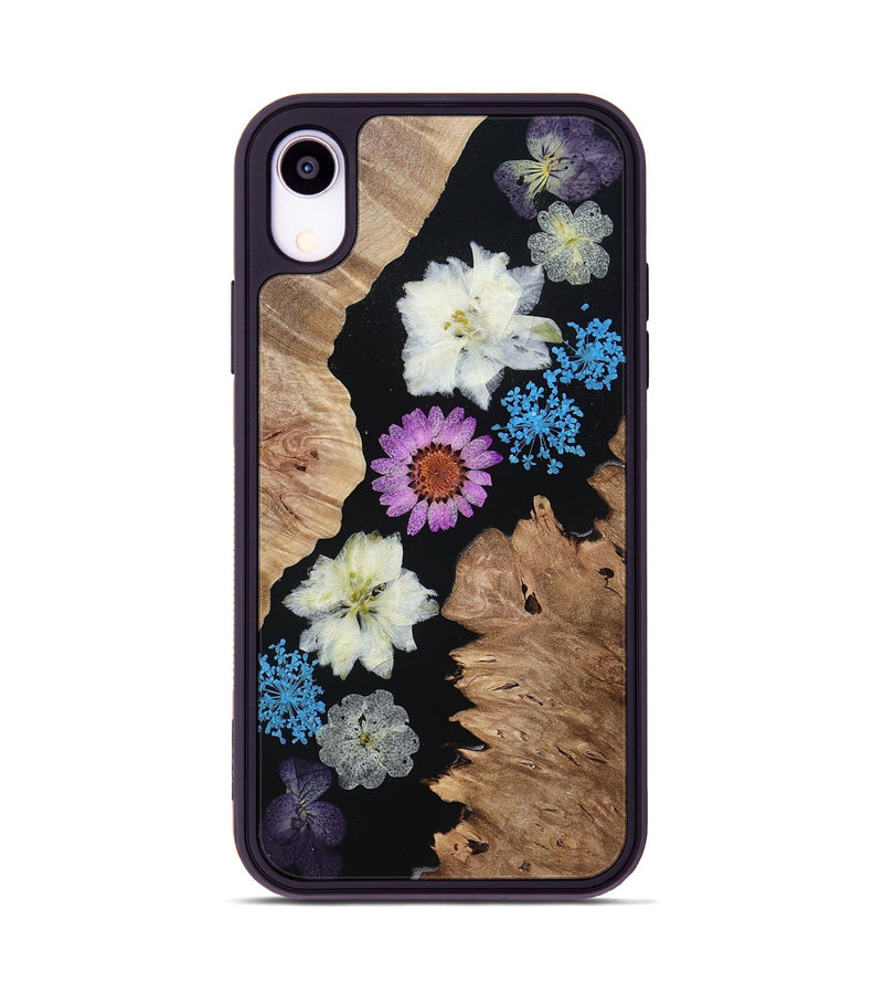 iPhone Xr Wood Phone Case - Violeta (Bloom, 807621)