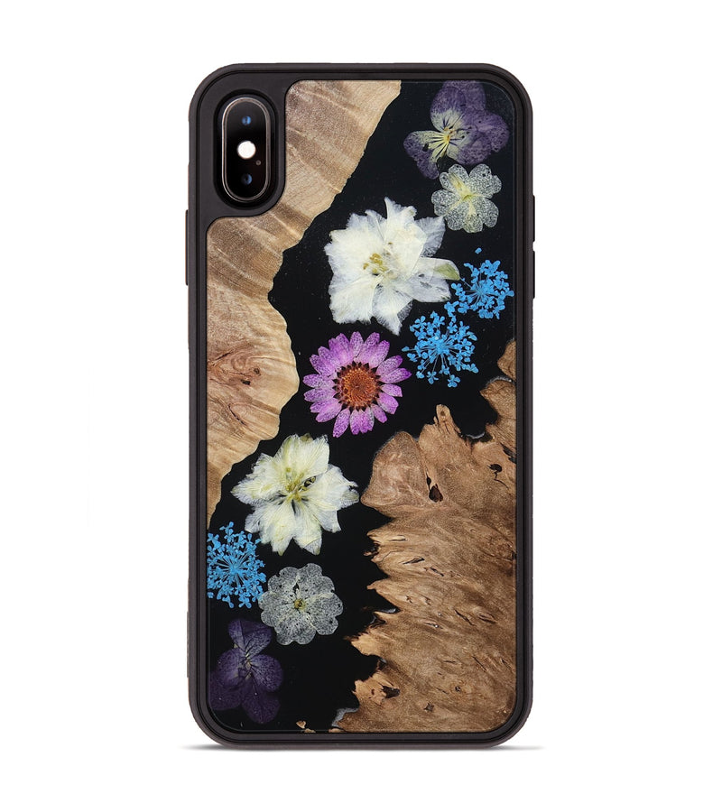 iPhone Xs Max Wood Phone Case - Violeta (Bloom, 807621)