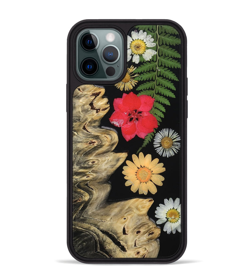 iPhone 12 Pro Max Wood Phone Case - Asaiah (Bloom, 807622)