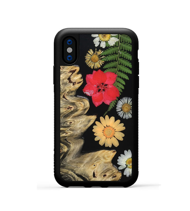 iPhone Xs Wood Phone Case - Asaiah (Bloom, 807622)