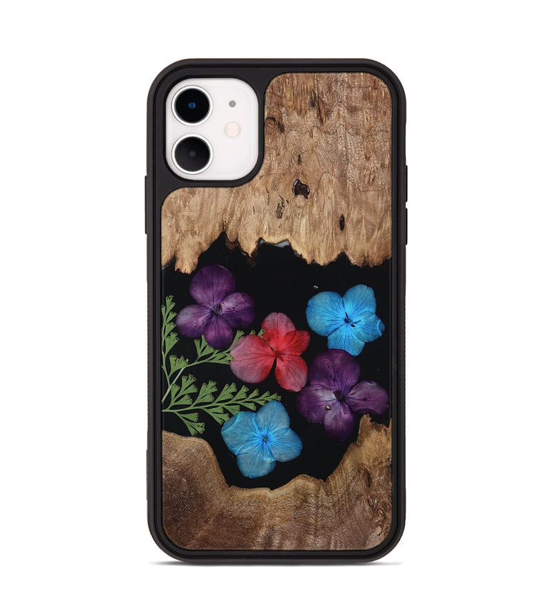 iPhone 11 Wood Phone Case - Hester (Bloom, 807623)