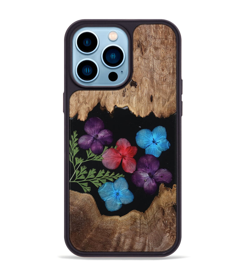 iPhone 14 Pro Max Wood Phone Case - Hester (Bloom, 807623)