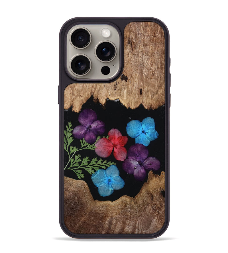 iPhone 15 Pro Max Wood Phone Case - Hester (Bloom, 807623)