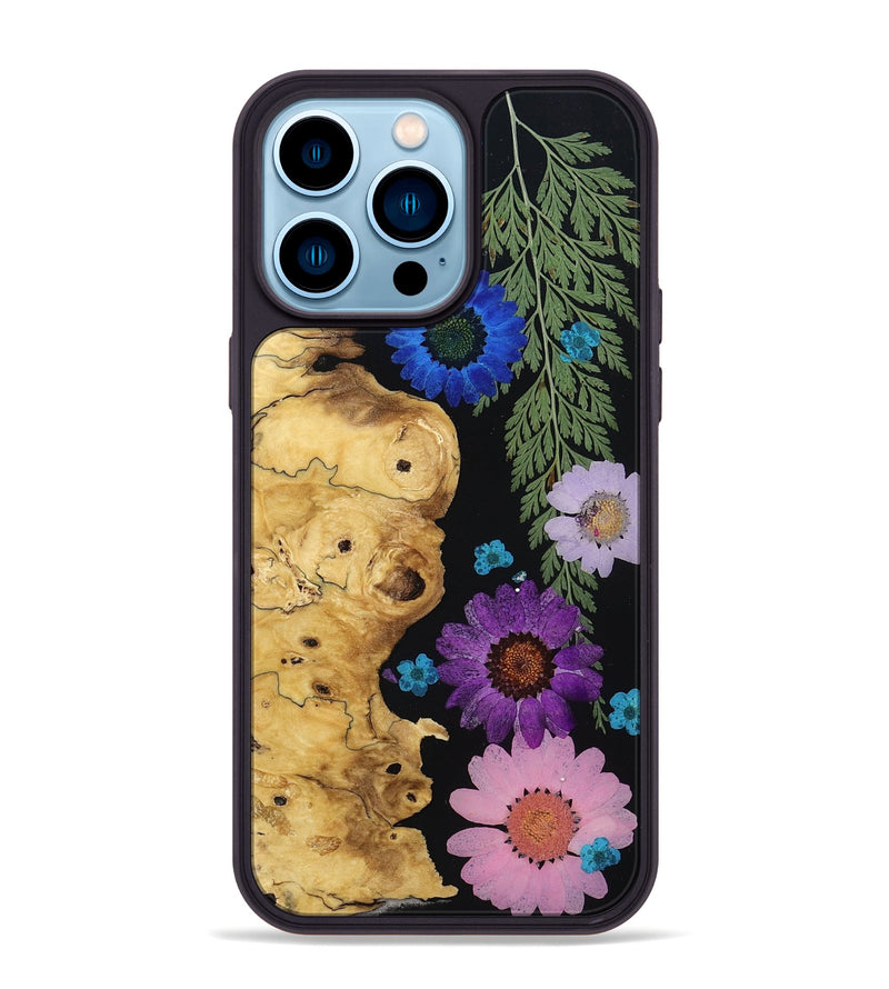 iPhone 14 Pro Max Wood Phone Case - Alexys (Bloom, 807625)